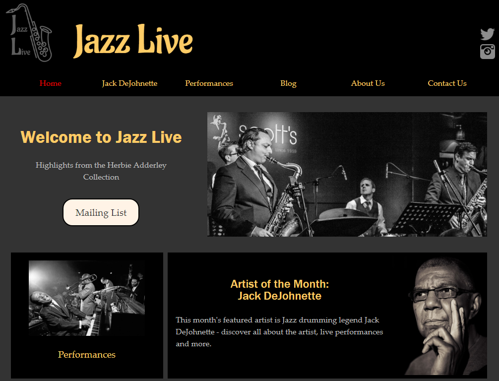 Jazz Live Project